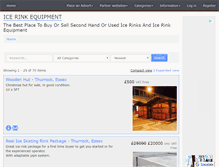 Tablet Screenshot of ice-rink-equipment.co.uk